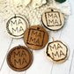 Mama Wooden Keychain Accessory | Keychain Charm | Bag Charm or Purse Charm | Various Styles | Mom Gift for Her