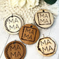 Mama Wooden Keychain Accessory | Keychain Charm | Bag Charm or Purse Charm | Various Styles | Mom Gift for Her