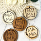 Mama Wooden Keychain Accessory | Keychain Charm | Bag Charm or Purse Charm | Various Styles | Mom Gift for Her